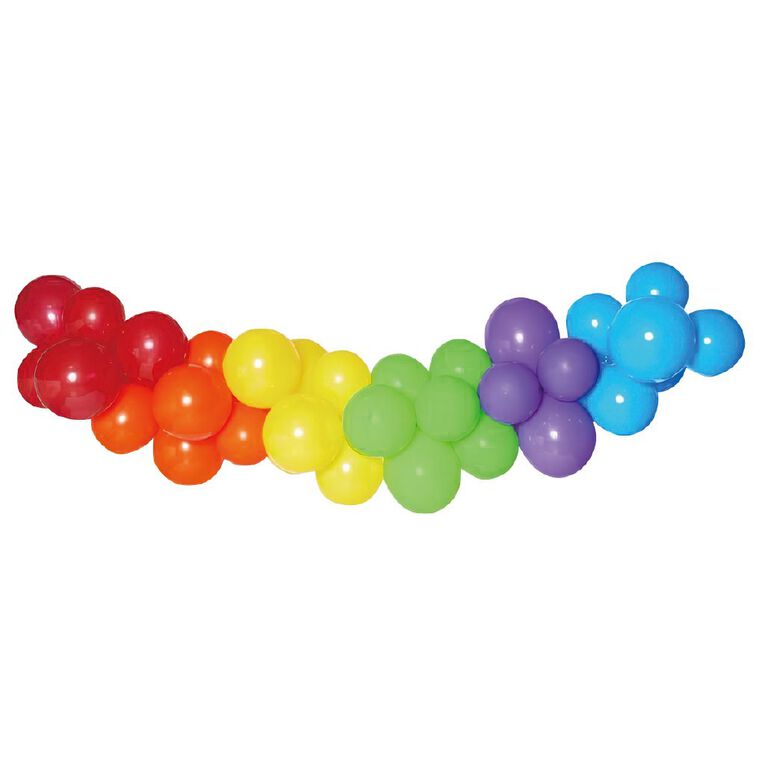Party Inc Balloon Garland Multi-Coloured 30cm, , hi-res