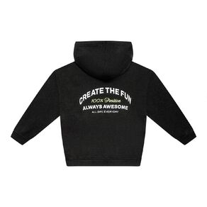Young Original Print Pullover Hoodie