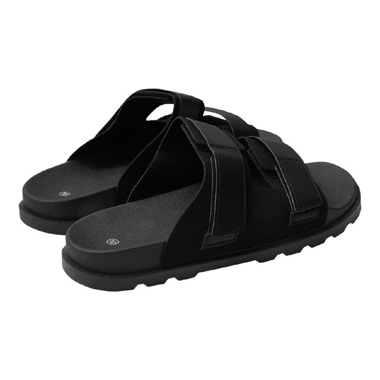 H&H Men's Lenny Sandals, Black, hi-res