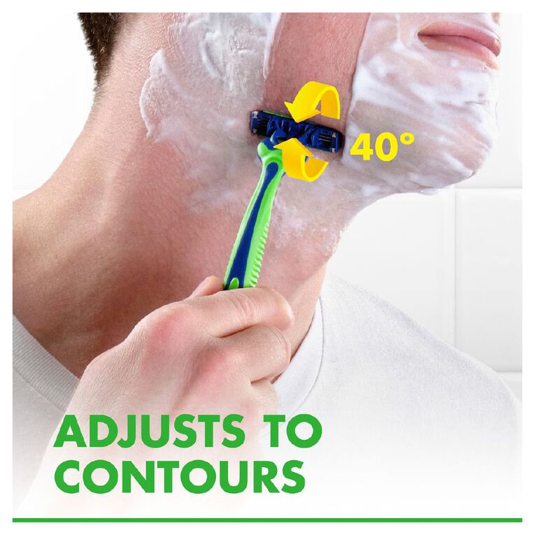 Gillette Sensor 3 Sensitive Disposable Razor 4 Pack, , hi-res