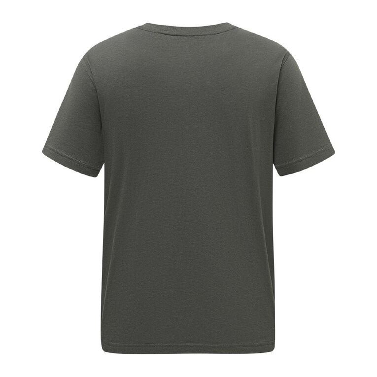 H&H Men's Regular Fit Plain Tee, Grey Dark DarkShadow, hi-res