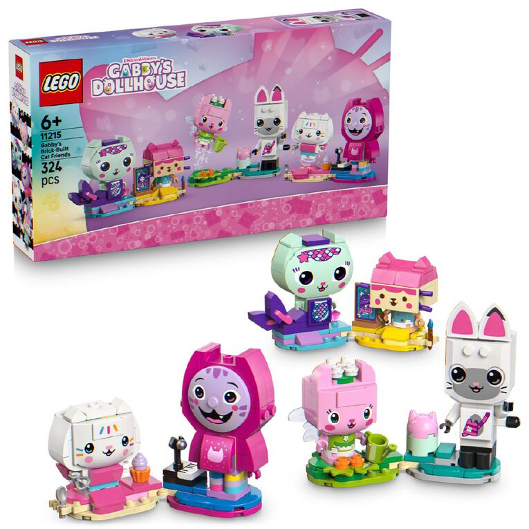 LEGO Gabbys Dollhouse Brick Built Cat Friends 11215, , hi-res