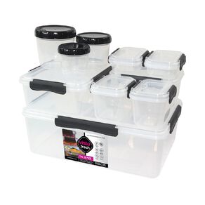 Visto Fresh Storage Container With Charcoal Clips 10 Pack