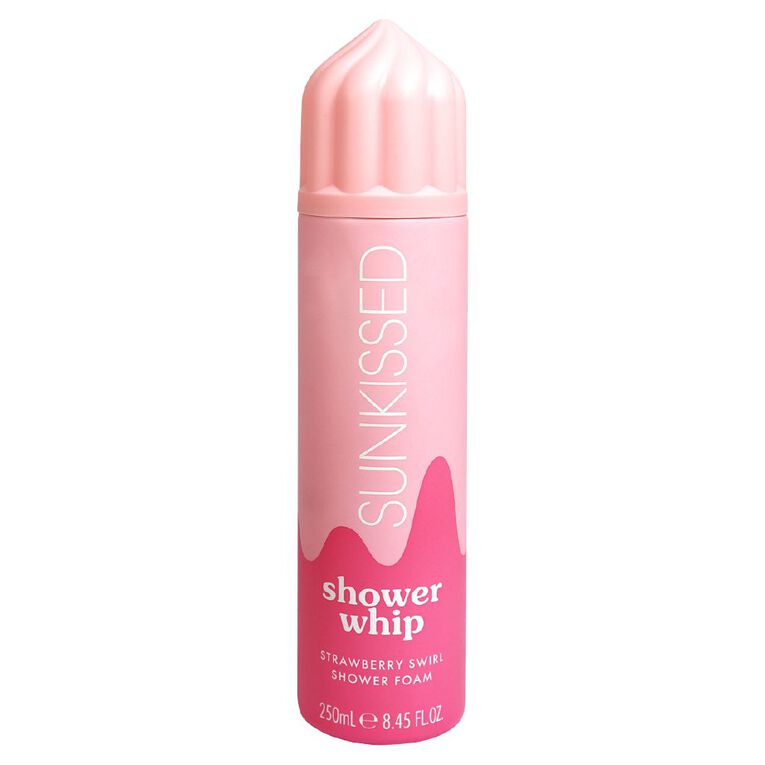 Sunkissed Shower Whip Strawberry Swirl 250ml, , hi-res