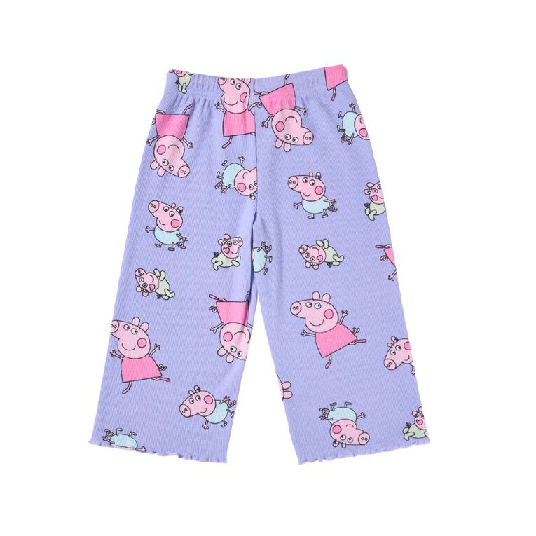 Peppa Pig Wide Leg Toddler Trackpants, Purple Light, hi-res