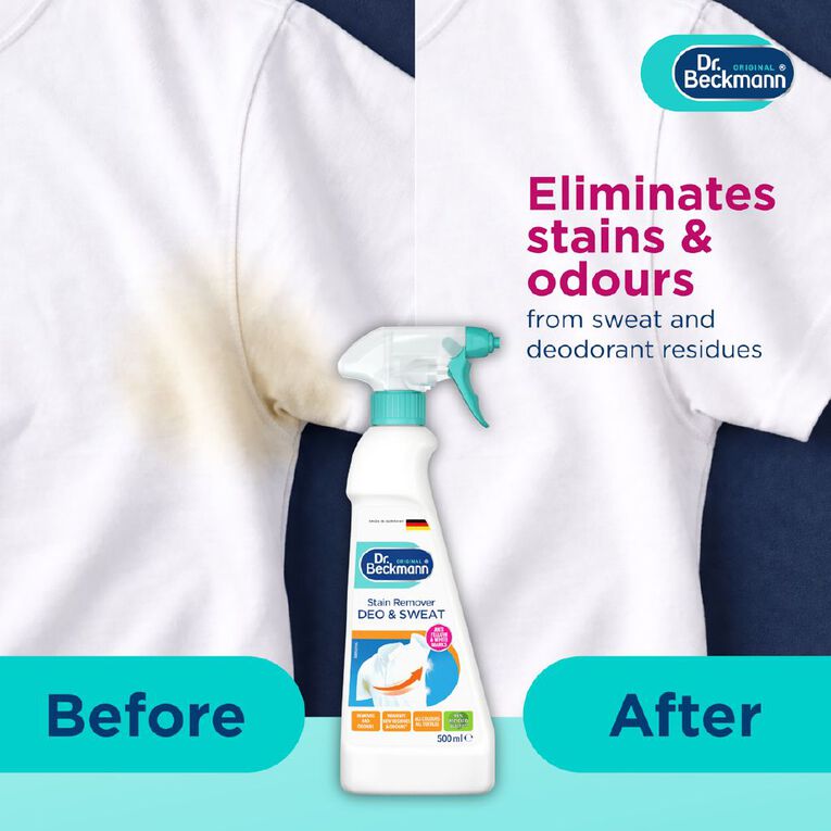 Dr Beckmann Deo and Sweat Stain Remover 500ml, , hi-res