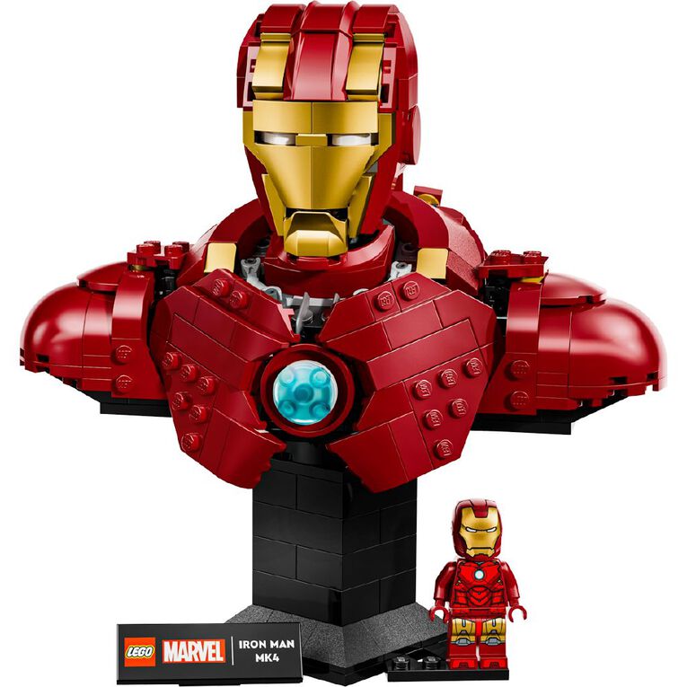 LEGO Marvel Super Heroes Iron Man Mark 4 Bust 76327, , hi-res