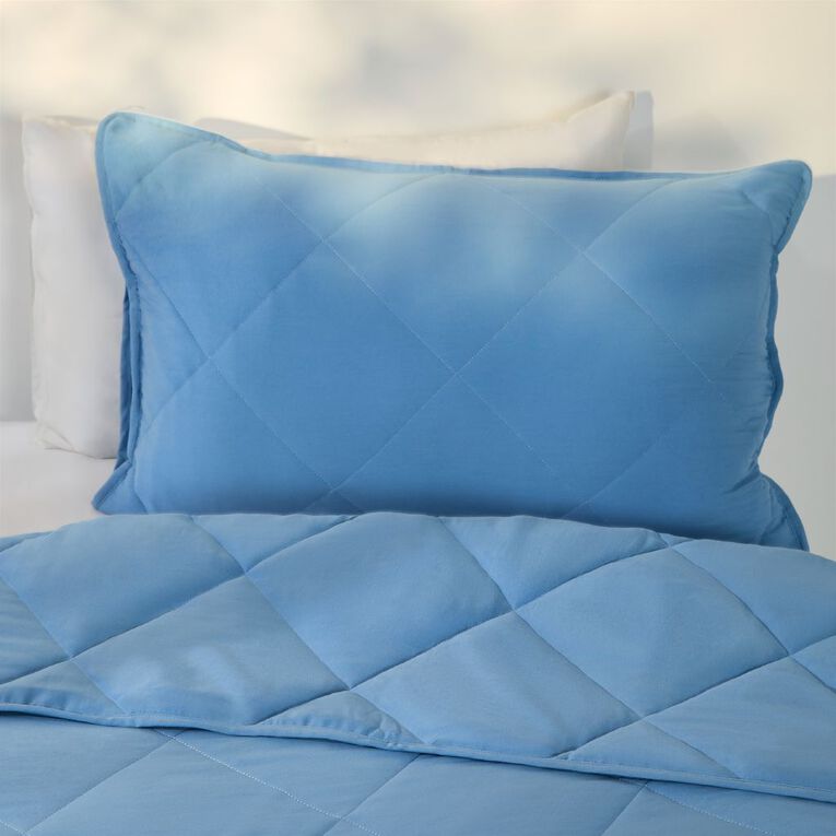 Living & Co Kids 2 Piece Comforter Set Blue King Single, , hi-res