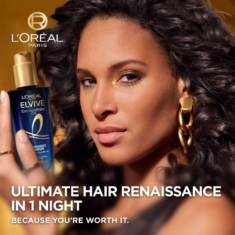 L'Oreal Paris Elvive Midnight Hair Serum 100ml 100ml, , hi-res