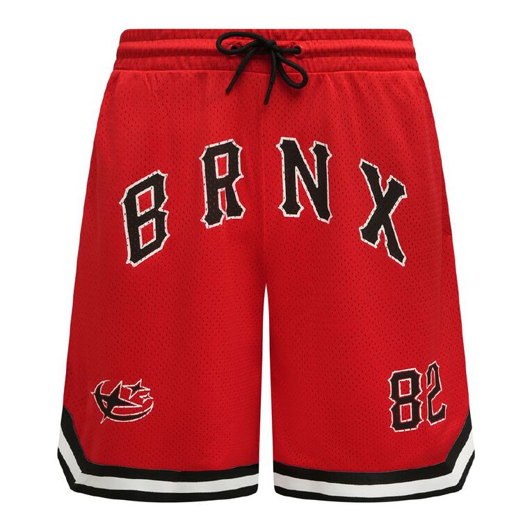 Garage Men's Basketball Shorts, Red Dark, hi-res