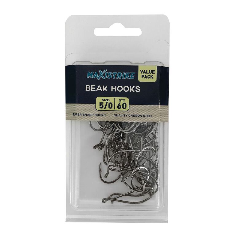 Maxistrike 5/0 Beak Hook Value Pack (60 per pack), , hi-res