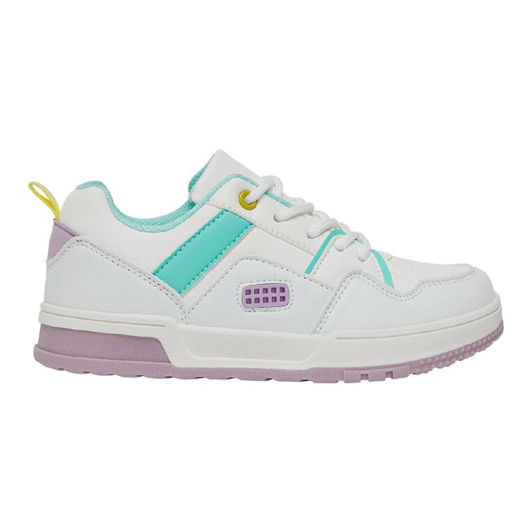 Young Original Senior Kids' Castle Sneakers, White, hi-res
