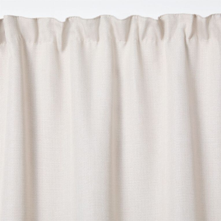 Living & Co Oslo Voile Natural 80-160cm Wide/213cm Drop, , hi-res
