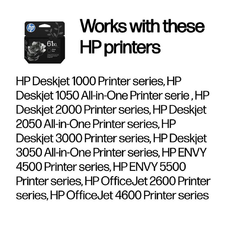 HP 61XL Black 360 Pages, , hi-res