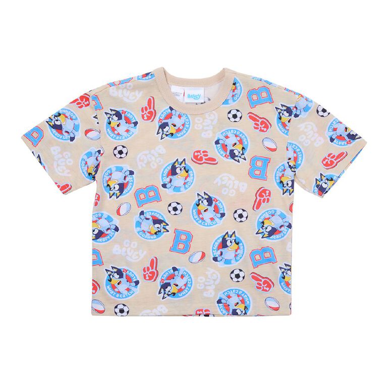 Bluey Short Sleeve Tee, Brown Light, hi-res