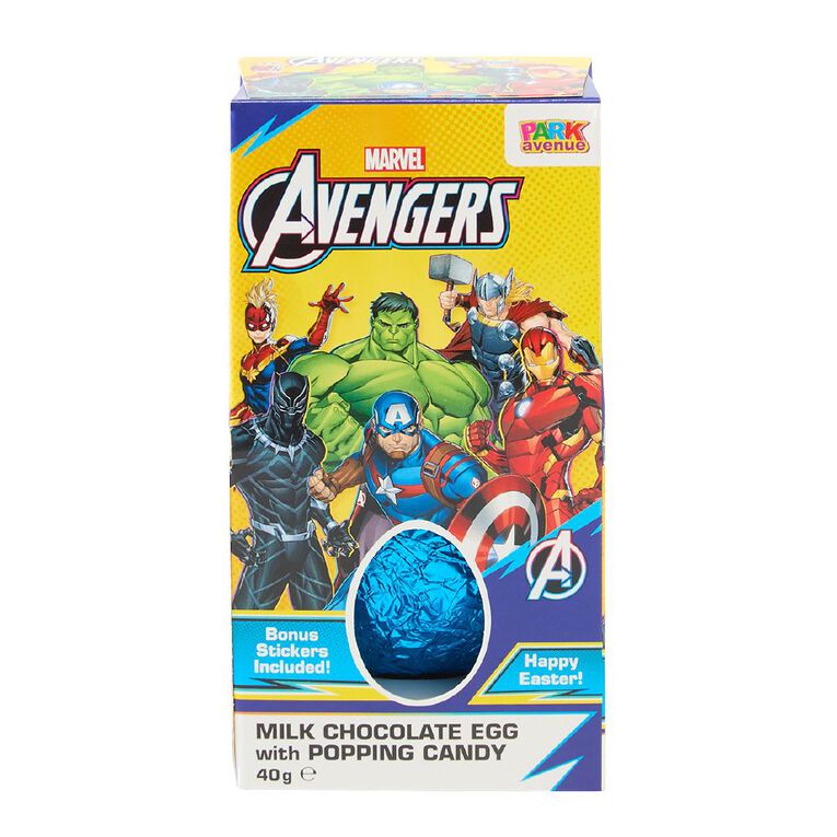 Marvel Easter Egg with Popping Candy & Bonus Stickers 40g, , hi-res