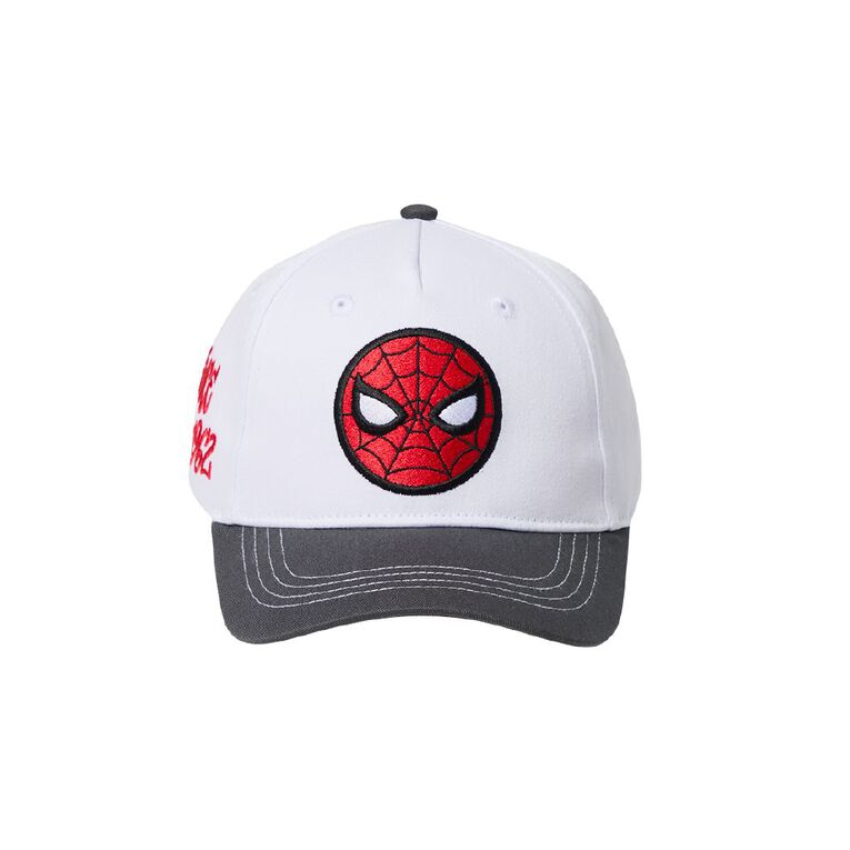 Spider-Man Kids' Cap, White, hi-res