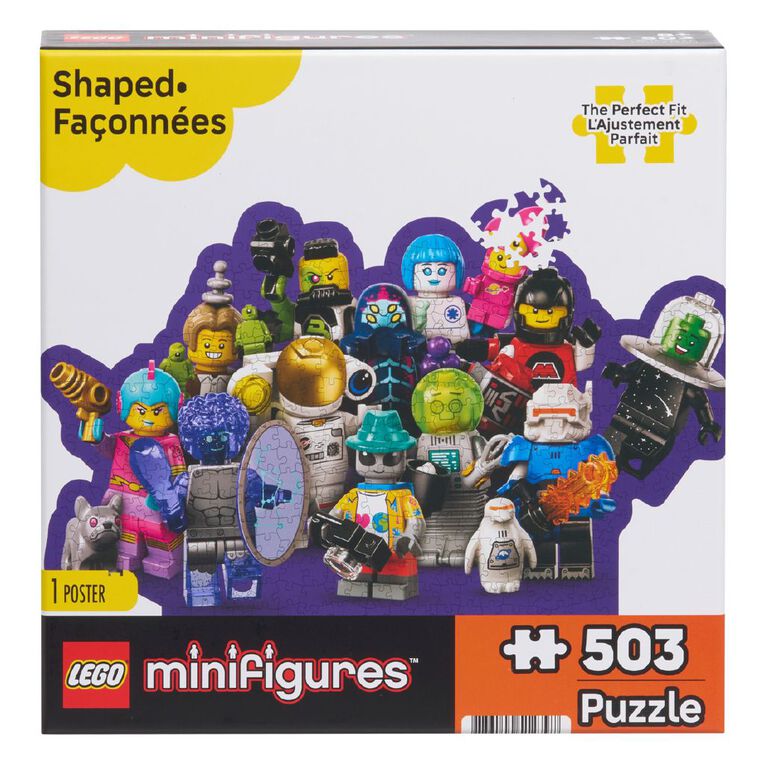 LEGO Minifigures Collage 500 Piece Puzzle Assorted, , hi-res