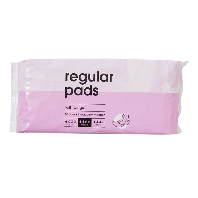 Regular Pads With Wings 20 Pack, , hi-res
