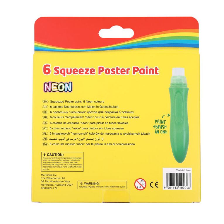 Squeezed Poster Paint Neon, , hi-res