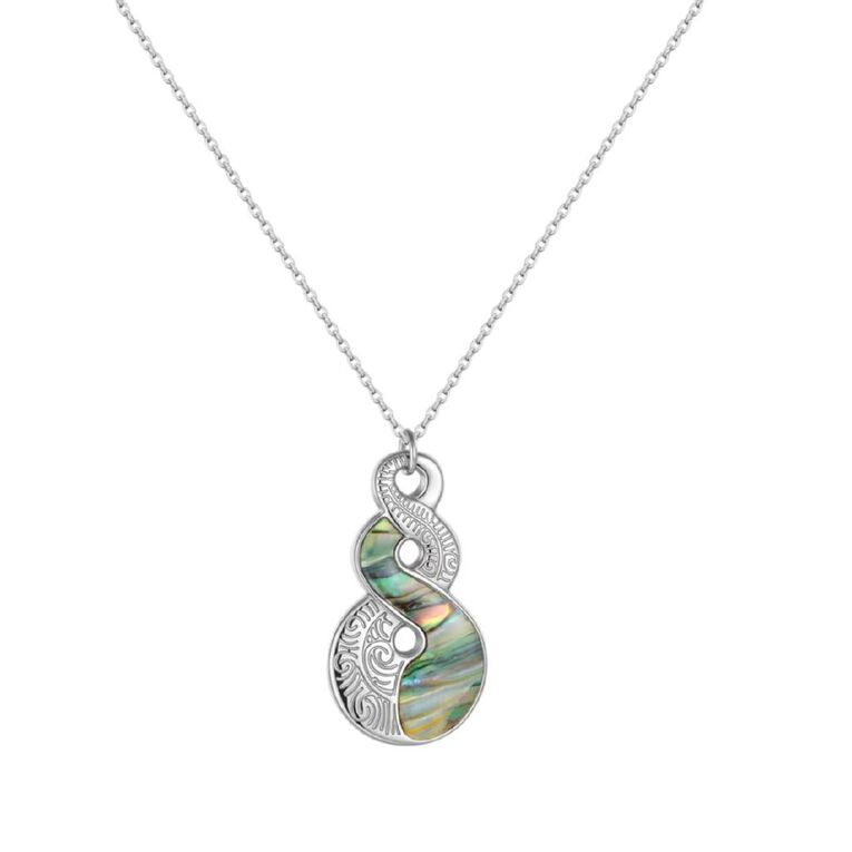 Kiwiana Stainless Steel Twist Necklace, , hi-res