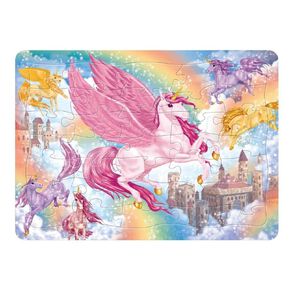Frame Tray Puzzle Unicorn Kingdom 35 Piece