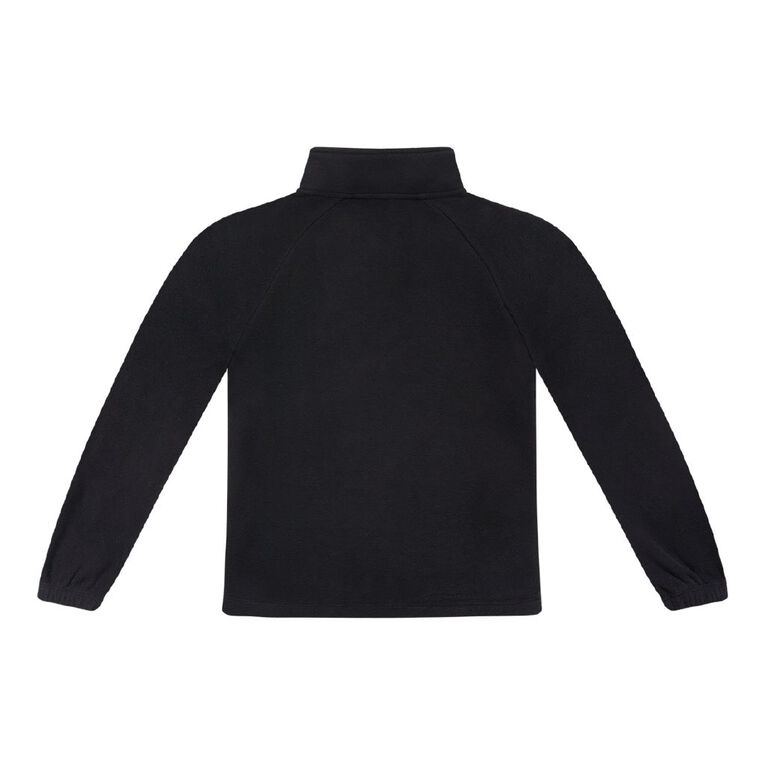 Young Original Fleece Zip-Thru, Black, hi-res
