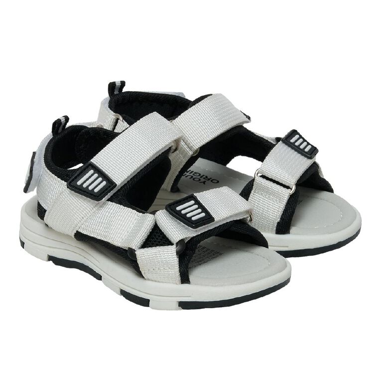 Young Original Junior Kids' Brounce Sandals, White, hi-res