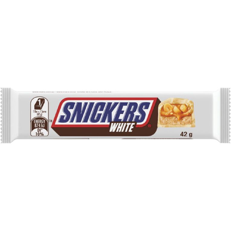 Snickers White Chocolate Peanut Caramel Bar 42g