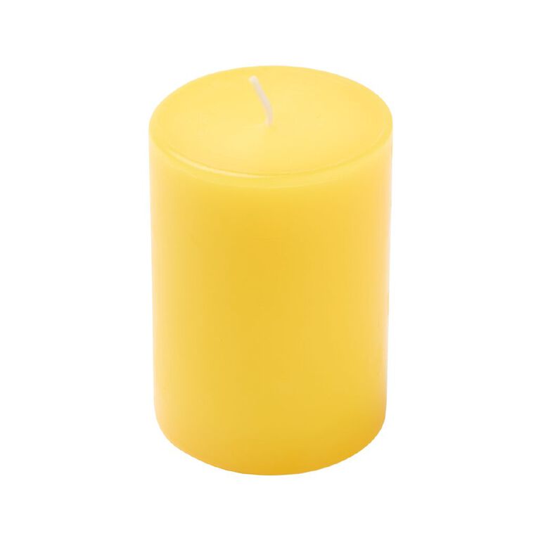 Waxworks Citronella Pillar Candle 10cm Assorted, , hi-res
