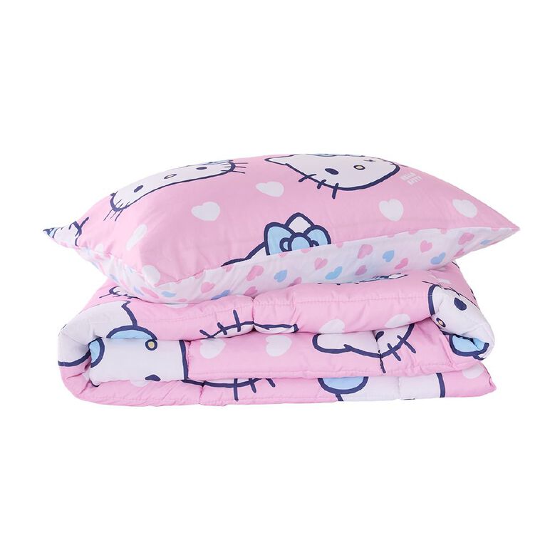 Hello Kitty Comforter Set 2 Piece Single, , hi-res