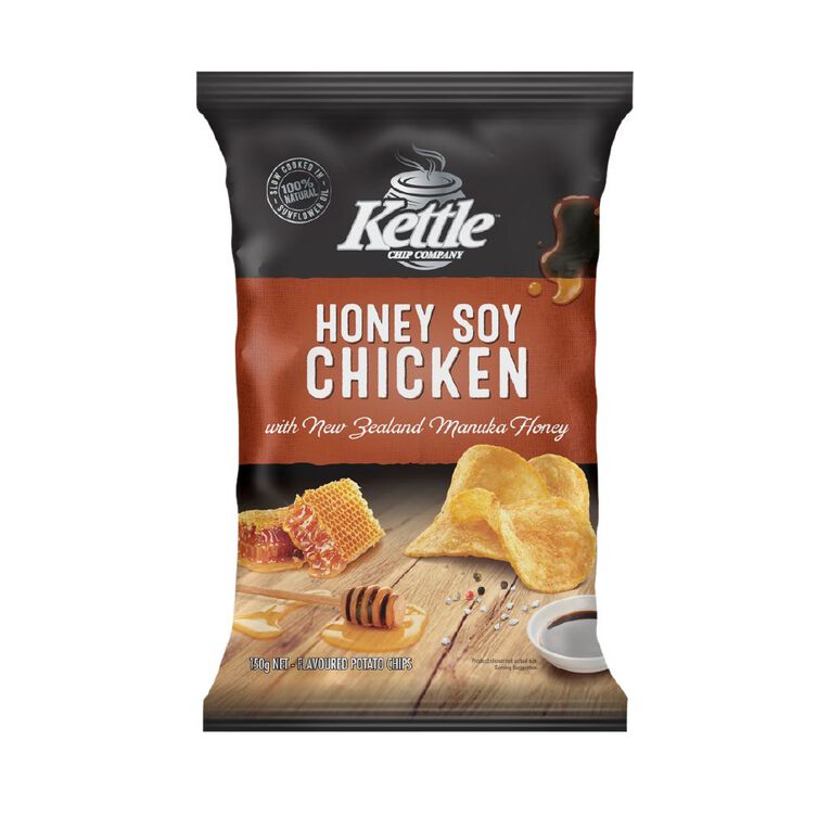 Kettle Chip Company Kettle Honey Soy Chicken 150g, , hi-res