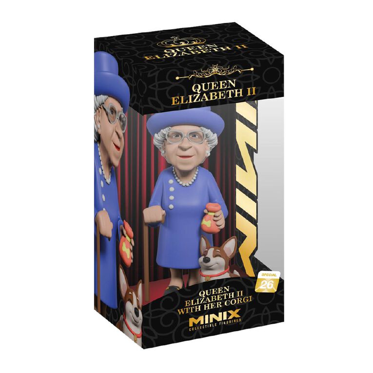 Minix Queen Elizabeth II With Corgi, , hi-res