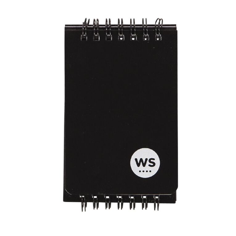 WS Notebook PP Wiro 100 Pages Black A7, , hi-res