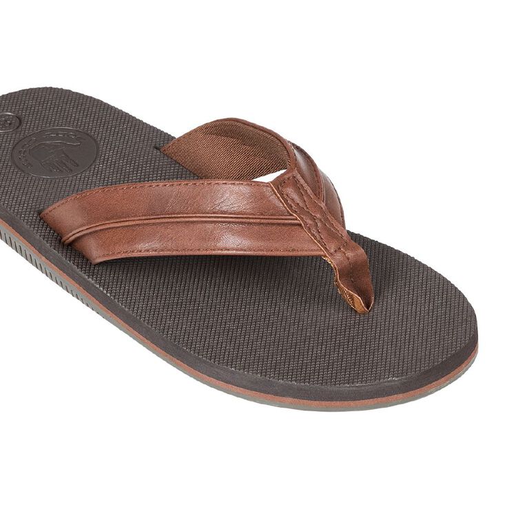 Body Glove Men's Jandals, Brown, hi-res