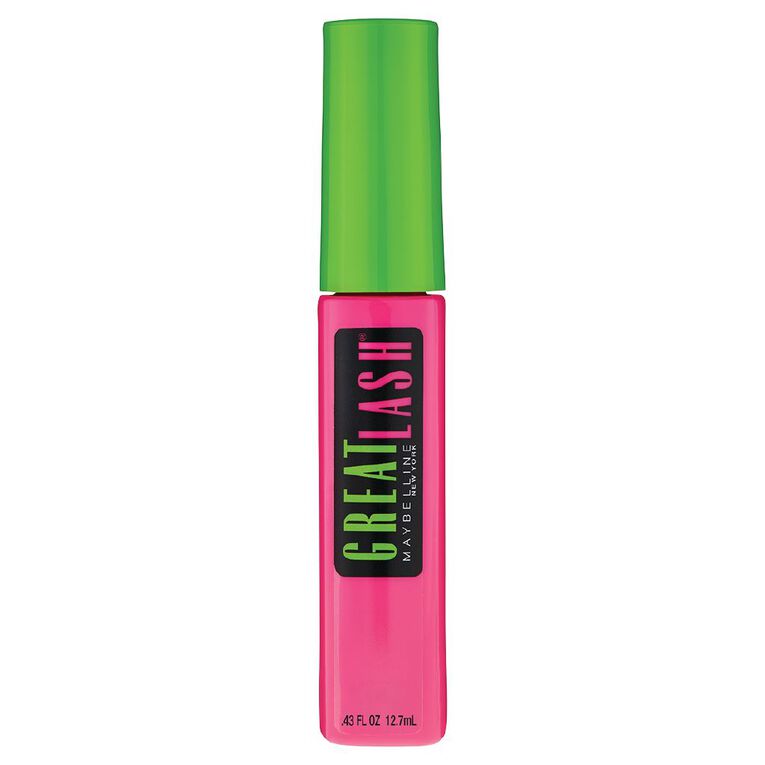 Maybelline Great Lash Mascara Blackest Black, , hi-res