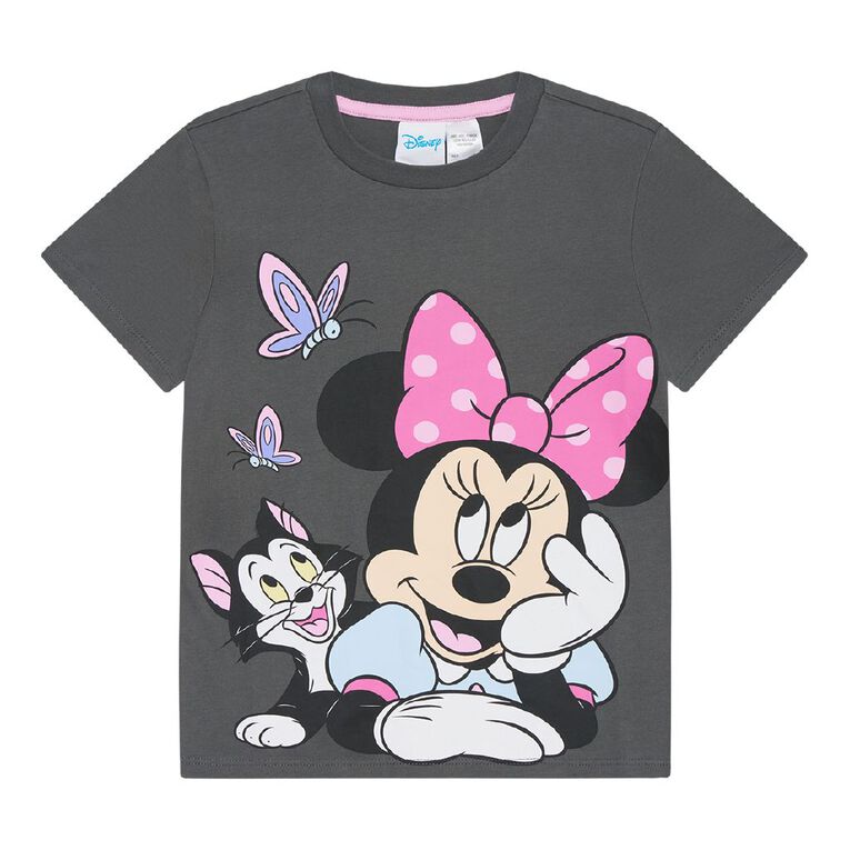 Minnie Mouse Short Sleeve Tee, Grey Dark, hi-res