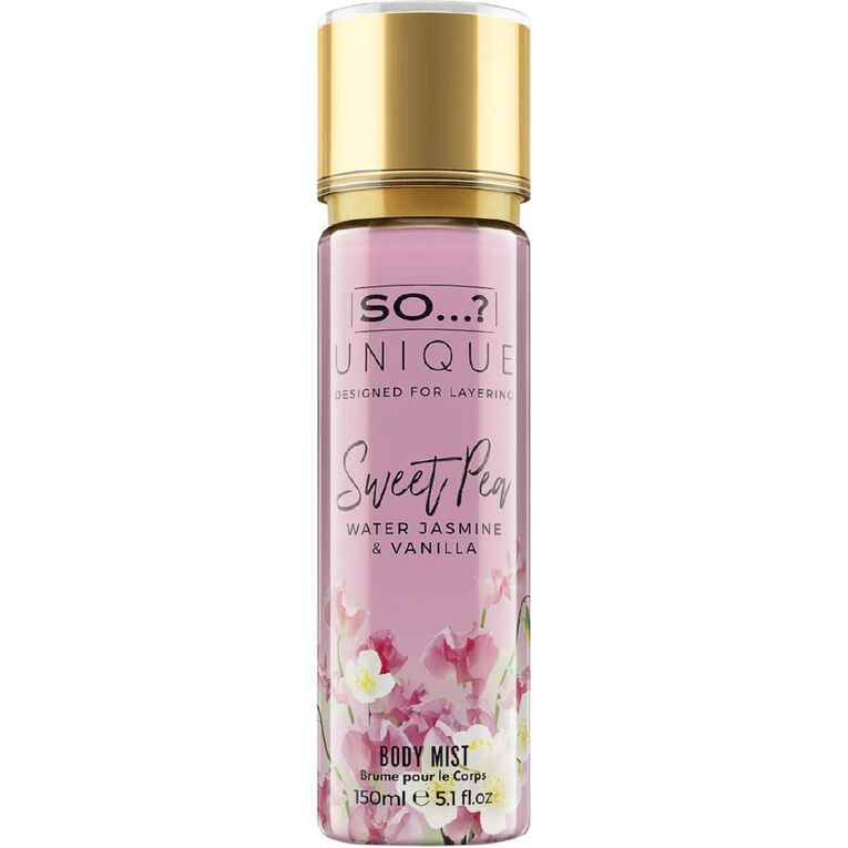 So...? Unique Sweet Pea Body Mist, , hi-res