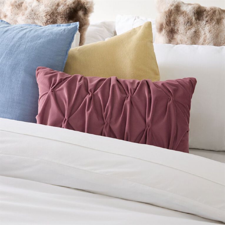 Living & Co Duvet Cover Set Washed Cotton White Super King, , hi-res