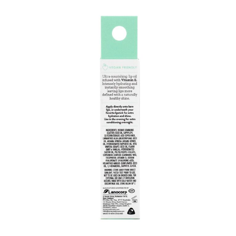By Nature Vitamin E Lip Oil Vanilla Mint 9.5ml, , hi-res
