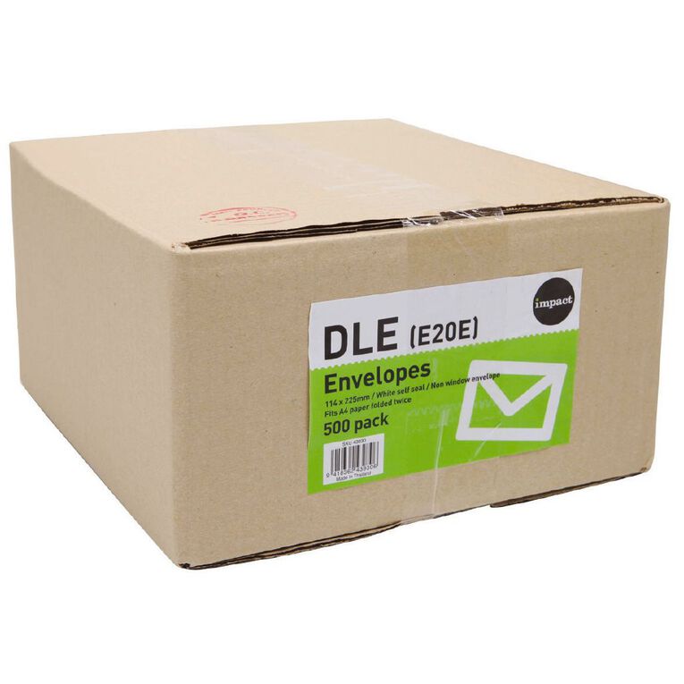 WS Envelope DLE Non Window Seal 500 Pack, , hi-res
