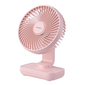 Living & Co Rechargeable Desk Fan Pink