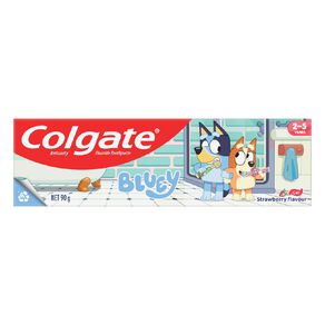 Colgate Kids' Junior Bluey Toothpaste Strawberry Gel 90g