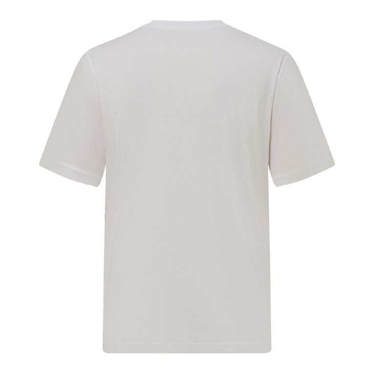 H&H Men's Regular Fit Printed Tee, White Wanaka, hi-res