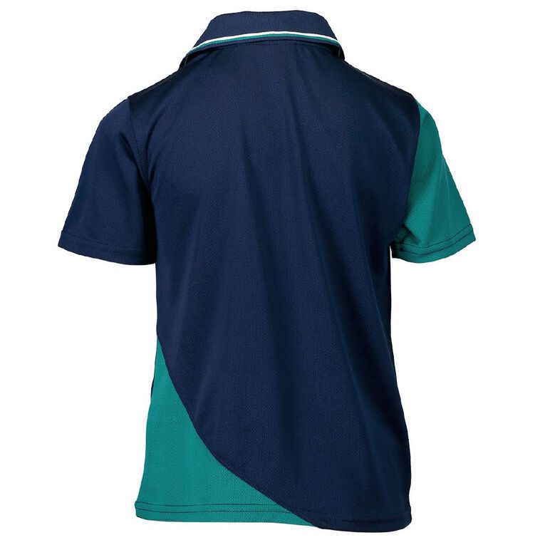 Schooltex Rowandale Short Sleeve Polo with Embroidery, Jade, hi-res
