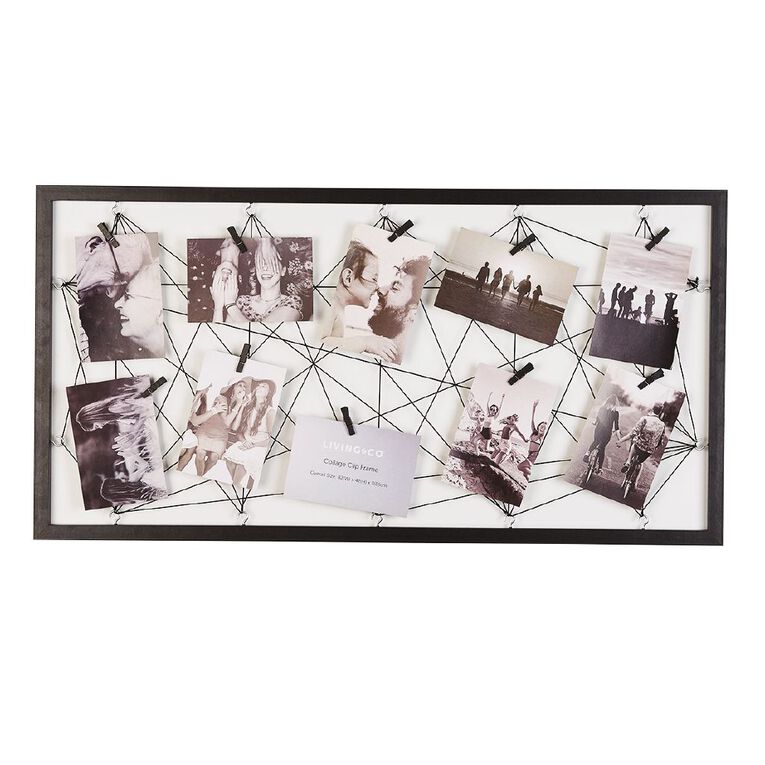 Living & Co Collage Clip Frame Black, , hi-res