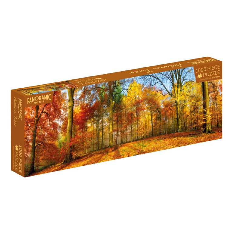Panoramic Autumn Trees 1000 Piece Puzzle, , hi-res