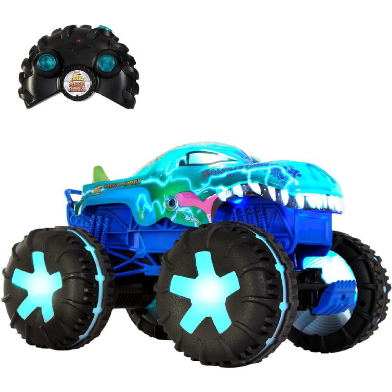 Hot Wheels Monster Trucks Mega Wrex Power Smashers Remote Control, , hi-res