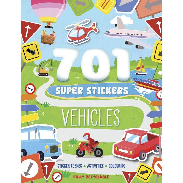 701 Super Stickers: Things That Go, , hi-res