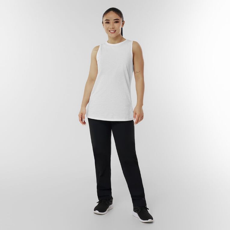 Active Intent Women's Stretch Taper Woven Pants, Black, hi-res
